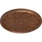 Ekena Millwork Fairfax Ceiling Medallion, Hand-Painted Polished Copper, 29 7/8"OD x 1 3/8"P CM29FAPOS - alternate 4